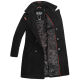 Marikoo Nanakoo ladies trench coat jacket - Black-Gr.XS