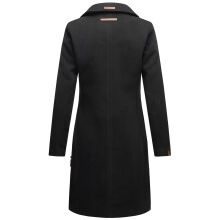 Marikoo Nanakoo Damen Trenchcoat Wintermantel Schwarz Größe XL - Gr. 42