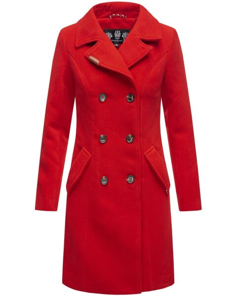 Marikoo Nanakoo ladies trench coat jacket - Red-Gr.S