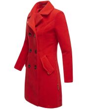 Marikoo Nanakoo Damen Trenchcoat Wintermantel Rot Größe S - Gr. 36