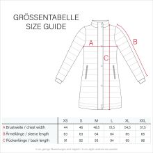 Marikoo Nanakoo Damen Trenchcoat Wintermantel Rot Größe S - Gr. 36