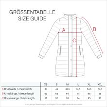 Marikoo Nanakoo Damen Trenchcoat Wintermantel Rot Größe S - Gr. 36