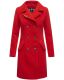 Marikoo Nanakoo Damen Trenchcoat Wintermantel Rot Größe S - Gr. 36