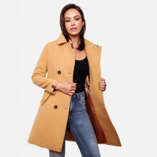 Marikoo Nanakoo ladies trench coat jacket - Camel-Gr.XS