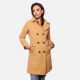 Marikoo Nanakoo ladies trench coat jacket - Camel-Gr.XS