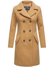 Marikoo Nanakoo Damen Trenchcoat Wintermantel Camel...