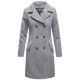 Marikoo Nanakoo ladies trench coat jacket - Brightgray--Gr.XS