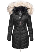 Navahoo Nimalaa ladies long parka winter quilted jacket - Black-Gr.XS