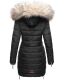 Navahoo Nimalaa ladies long parka winter quilted jacket - Black-Gr.XS