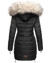 Navahoo Nimalaa ladies long parka winter quilted jacket - Black-Gr.S
