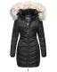 Navahoo Nimalaa ladies long parka winter quilted jacket - Black-Gr.S