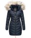 Navahoo Nimalaa ladies long parka winter quilted jacket - Navy-Gr.XS
