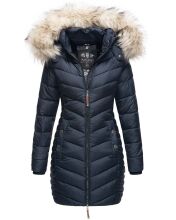 Navahoo Nimalaa ladies long parka winter quilted jacket - Navy-Gr.S