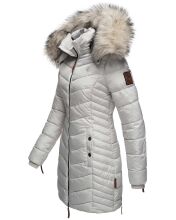 Navahoo Nimalaa ladies long parka winter quilted jacket - Brightgray-Gr.XS