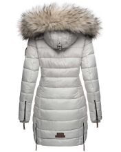 Navahoo Nimalaa ladies long parka winter quilted jacket - Brightgray-Gr.XS