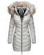 Navahoo Nimalaa ladies long parka winter quilted jacket - Brightgray-Gr.XS