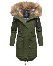 Navahoo Rosinchen Damen Parka Winterjacke mit Kapuze...