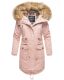 Navahoo Rosinchen Damen Parka Winterjacke mit Kapuze Rosa Größe M - Gr. 38