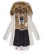 Navahoo Rosinchen Ladies Winterjacket B824 Light Grey Size XS - Size 34