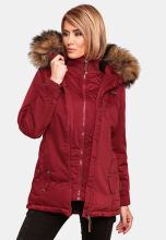 Marikoo Sanakoo Damen Winterjacke mit Teddyfell