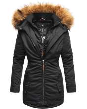 Marikoo Sanakoo ladies winter parka jacket with fur...