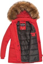 Navahoo Schneeengel-Princess ladies parka jacket - Red-Gr.XS