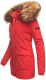 Navahoo Schneeengel-Princess ladies parka jacket - Red-Gr.XS