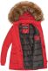 Navahoo Schneeengel-Princess Damen Parka Winterjacke mit KapuzeRot Größe XS - Gr. 34