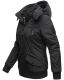 Marikoo Sumikoo Damen Jacke mit Kapuze Schwarz-Gr.XS