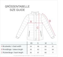 Navahoo Tikunaa ladies winter jacket quilted jacket with faux fur hood - White-Gr.L