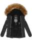 Navahoo Zoja ladies quilted jacket with teddy fur - Black-Gr.XS
