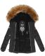 Navahoo Zoja ladies quilted jacket with teddy fur - Black-Gr.S