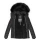 Navahoo Zuckerbiene ladies hooded quilted jacket - Black-Gr.XL