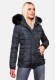 Navahoo Zuckerbiene ladies hooded quilted jacket - Navy-Gr.M