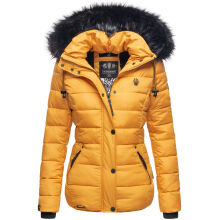 Navahoo Zuckerbiene ladies hooded quilted jacket - Yellow-Gr.XS