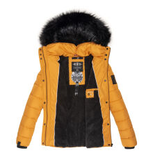 Navahoo Zuckerbiene ladies hooded quilted jacket - Yellow-Gr.XS