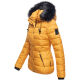 Navahoo Zuckerbiene ladies hooded quilted jacket - Yellow-Gr.XS