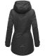 Navahoo Avrille Damen Parka Winterjacke mit Kapuze Schwarz Größe XL - Gr. 42