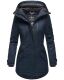 Navahoo Avrille Damen Parka Winterjacke mit Kapuze Navy Größe S - Gr. 36