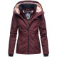 Marikoo Erdbeere Ladies Jacket B659 Wine Red Size S - Size 36