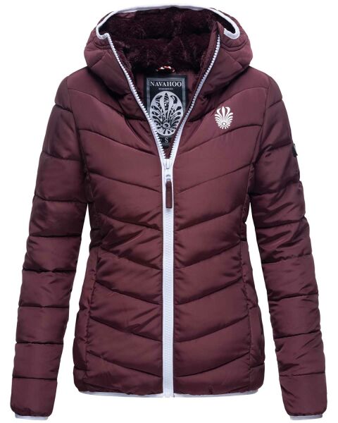 Navahoo Elva Ladies Quilted Jacket B675 Wine Red Size XS - Size 34