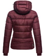 Marikoo Sole Damen Winter Steppjacke mit Kapuze B668 Weinrot Größe XS - Gr. 34