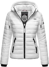 Navahoo Lulana Damen Steppjacke &Uuml;bergangsjacke Weiss Gr&ouml;&szlig;e XS - Gr. 34