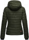 Navahoo Lulana Damen Steppjacke Übergangsjacke Olive Größe S - Gr. 36