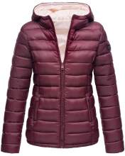 Marikoo Lucy Ladies Quilted Jacket B651 Wine Red Size L -...