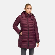 Marikoo Abendsternchen Damen Winterjacke gesteppt Weinrot-Gr&ouml;&szlig;e L - Gr. 40