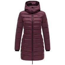 Marikoo Abendsternchen Damen Winterjacke gesteppt Weinrot-Gr&ouml;&szlig;e L - Gr. 40