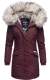 Navahoo Cristal Ladies Winterjacket B669 Wine Red Size M - Size 38