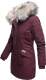 Navahoo Cristal Ladies Winterjacket B669 Wine Red Size M - Size 38