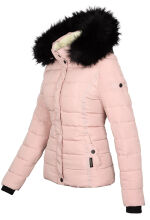 Navahoo Miamor ladies winter quilted jacket with teddy fur - Rosa-Gr.XXL